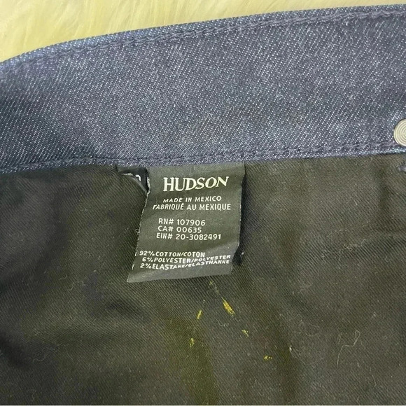 Hudson Dark Wash Byron Straight Leg Mens Jeans Size 40 - Picture 2 of 8